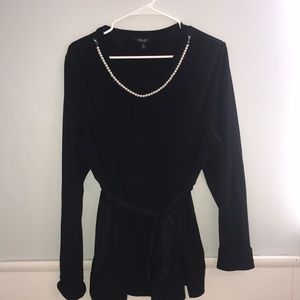 Black Simply Vera Wang Top